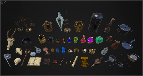 Alchemy And Magic Lab asset preview 3