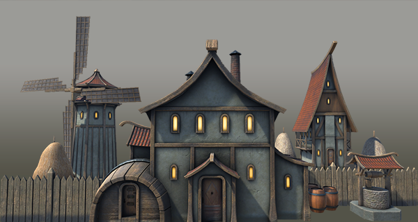 Fantasy Village asset preview 1
