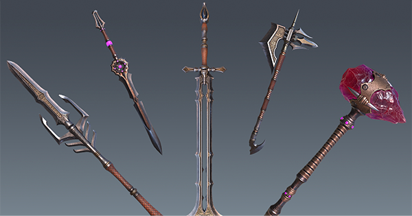 Fantasy Weapons asset preview 1
