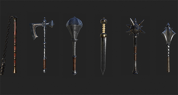 Medieval Weapons asset preview 3