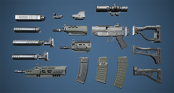 Modular Weapon asset preview 1