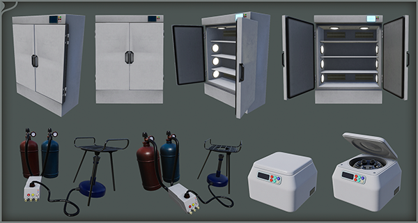Sci-Fi Lab asset preview 2