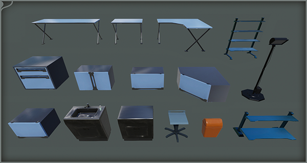 Sci-Fi Lab asset preview 3