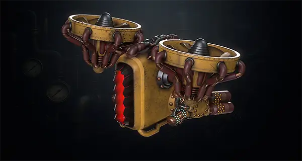Steampunk Battle Drone asset preview 3