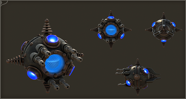 Steampunk Droids asset preview 1