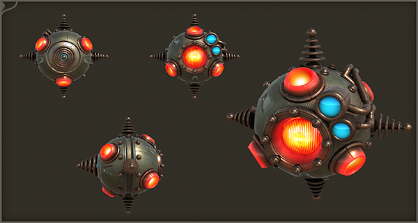 Steampunk Droids asset preview 2