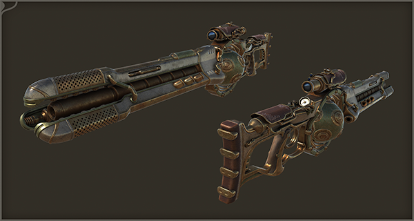 Steampunk Sniper asset preview 1