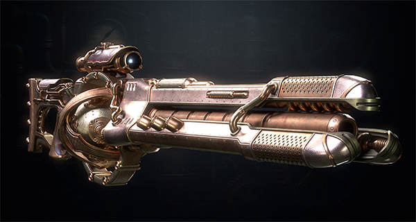 Steampunk Sniper asset preview 3